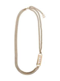 Chanel Pre-Owned колье-цепочка 2002-го года