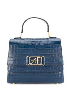 Alberta Ferretti сумка-тоут с тиснением под кожу крокодила