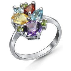 Silver WINGS Кольцо с россыпью