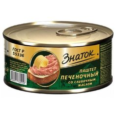 Паштет Знаток Печёночный со