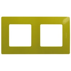 Рамка 2п Legrand Etika 672542, зеленый