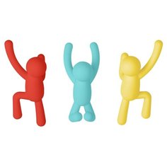 Крючок Umbra крючки Buddy 3 шт. разноцветный яркий