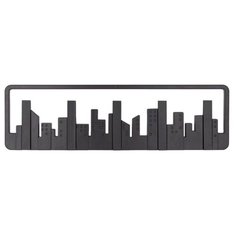 Вешалка Umbra настенная Skyline черный