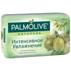 Мыло кусковое Palmolive Натурэль Интенсивное увлажнение с экстрактом оливы и увлажняющим молочком, 90 г