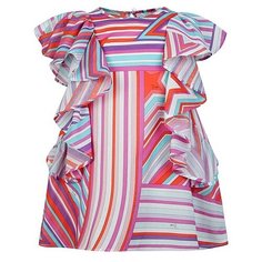 Футболка Emilio Pucci размер 164, розовый/оранжевый/голубой
