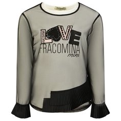 Лонгслив Fracomina размер 174, кремовый/черный