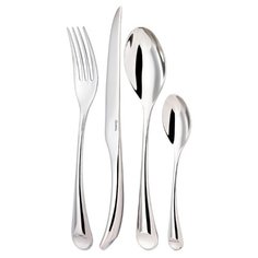 Gottis Набор столовых приборов Wave 24 предмета серебристый