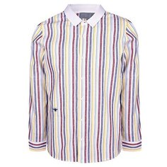 Рубашка Christian Dior размер 116, белый/желтый/синий