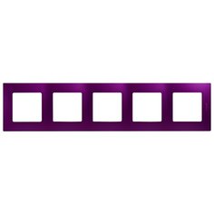 Рамка 5п Legrand Etika 672565, фиолетовый