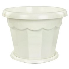 Горшок Альтернатива Гармония, 13х10 см белый Alternativa