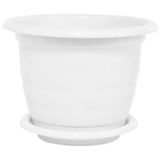 Горшок Альтернатива Виола, 15.5х12.3 см белый Alternativa