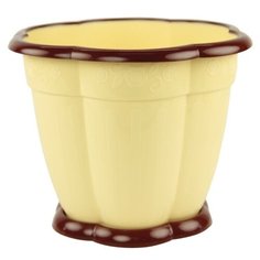 Горшок Альтернатива Восторг, 21х20.8 см светло-желтый Alternativa