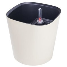 Горшок акиби Комфорт с автополивом, ПИ-39, 21х19 см белый