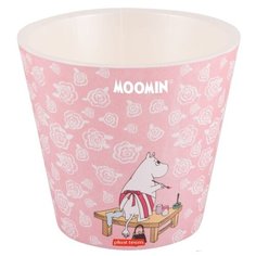 Кашпо Plast Team Moomin, 20х18.3 см пудровый