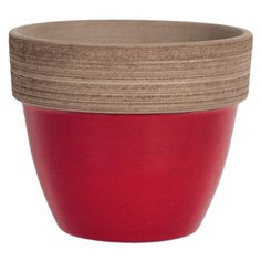 Горшок Deroma Паладио, 14х12 см красный