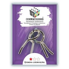 Головоломка Delfbrick DLM-05 серебристый