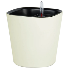 Горшок акиби Комфорт с автополивом, ПИ-21, 17х18 см кремовый