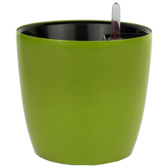 Горшок акиби Комфорт с автополивом, ПИ-25, 17х18 см оливковый