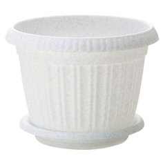 Горшок InGreen Таити ING41020, 20х15.5 см мраморный