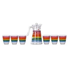 Подарочный набор Luminarc Color Pencil кувшин + стаканы 7 предметов мультиколор