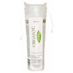 Ватные диски Organyc Beauty из органического хлопка для снятия макияжа 70 шт. пакет