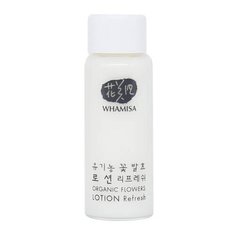 Whamisa Organic Flowers Lotion Refresh Лосьон освежающий для лица, на основе цветочных ферментов, 7.5 мл