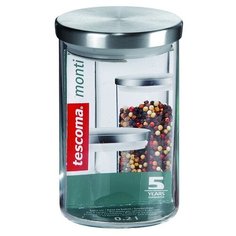 Tescoma Емкость для специй Monti 0.2 л прозрачный/металлик