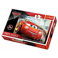 Пазл Trefl Тачки - Молния Маккуин (18215), 30 дет.