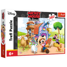 Пазл Trefl Микки Маус и его друзья - Микки-фермер (15337), 160 дет.