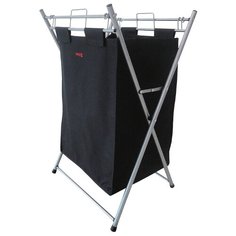 MIE Корзина для белья Binasco 47х37х71 см черный