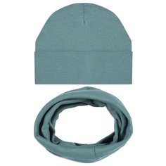 Шапка Веселый Малыш размер 46, серо-зеленый