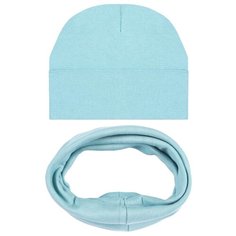 Шапка Веселый Малыш размер 46, пыльно-бирюзовый