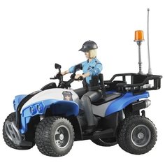 Квадроцикл Bruder Police-Quad (63-010) с фигуркой 1:16 16 см