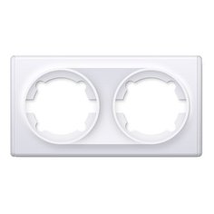 Рамка 2п OneKeyElectro 1E52201300, белый