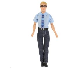 Кукла Карапуз Алекс с комплектом одежды и ноутбуком, 29 см, 99502-SA-AN