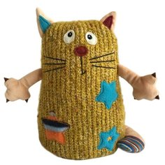 Мягкая игрушка Gulliver Кот Котейка желтый 15 см