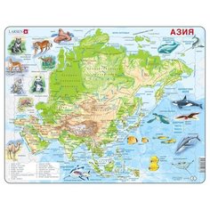 Рамка-вкладыш Larsen Животные Азии (A30), 63 дет.