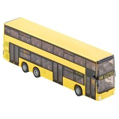 Автобус Siku городской двухэтажный MAN (1884) 1:87 16 см желтый