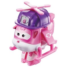 Трансформер Auldey SUPER WINGS Диззи Мини (команда Строителей) розовый/фиолетовый