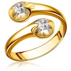 Бронницкий Ювелир Кольцо из желтого золота 55319001, размер 16