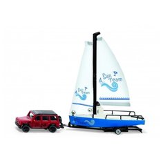 Внедорожник Siku Mercedes-AMG G65 с парусником (2564) 1:50 бордовый/белый/голубой