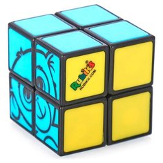 Головоломка Rubiks Кубик Рубика Детский 2х2 (КР5015) черный/желтый/голубой