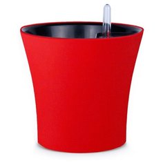 Горшок акиби Комфорт с автополивом, ПИ-24, 17х18 см красный