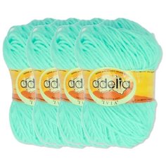 Пряжа Adelia Ivia, 100 % акрил, 62 г, 150 м, 4 шт., №120 бл.бирюзовый