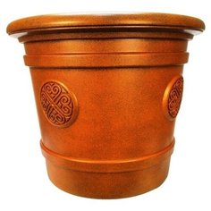 Горшок ТЕК.А.ТЕК Medallion Е81 оранжевый