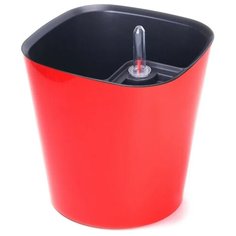 Горшок акиби Комфорт с автополивом, ПИ-39, 21х19 см красный