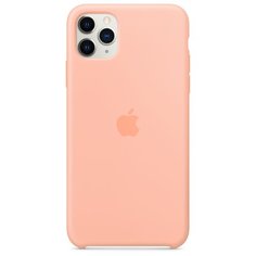 Чехол Apple силиконовый для Apple iPhone 11 Pro Max розовый грейпфрут