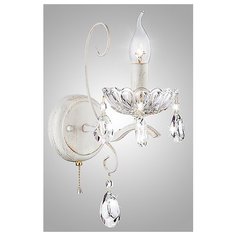 Бра Eurosvet Tenderness 10061/1 белый с золотом, с выключателем, 60 Вт