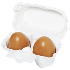 Holika Holika мыло-маска Egg Soap с красной глиной, 50 г, 2 шт.
