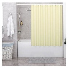 Штора для ванной WasserKRAFT Oder SC-30101 180x200 желтый